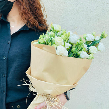 Lisianthus White Bouquet